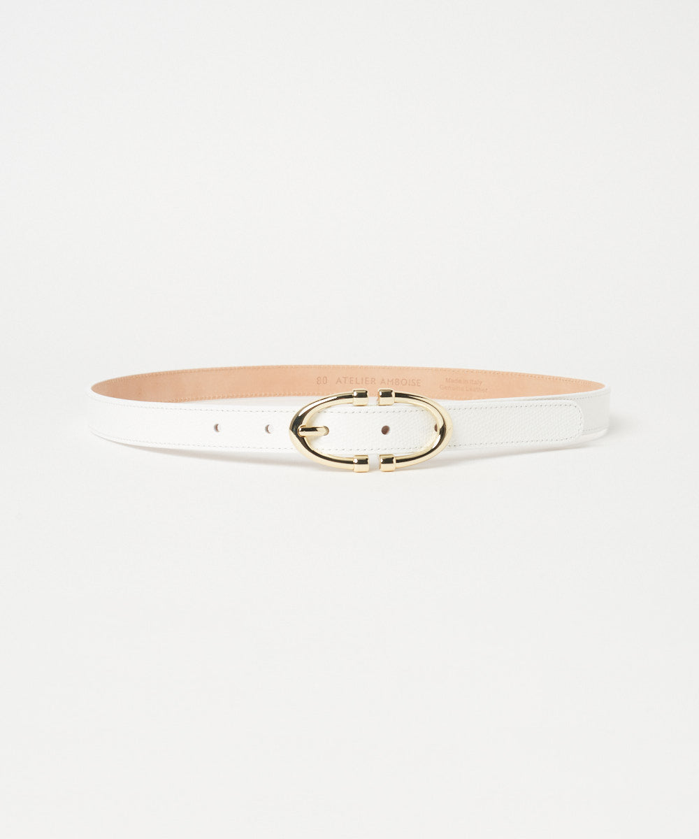 オーバルバックル ベルト