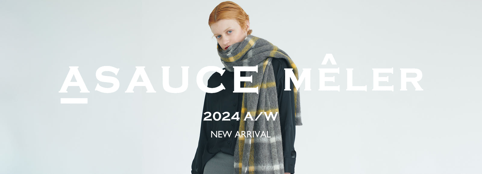 新品ASAUCE MELERアソースメレ ウール ストール 2024F/W 新品ASAUCE MELERアソースメレ ウール ストール 2024F/W