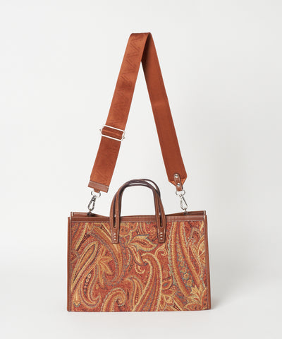 BREAD M ORANGE PAISLEY