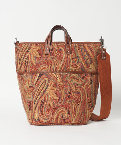 SHIP HOBO ORANGE PAISLEY