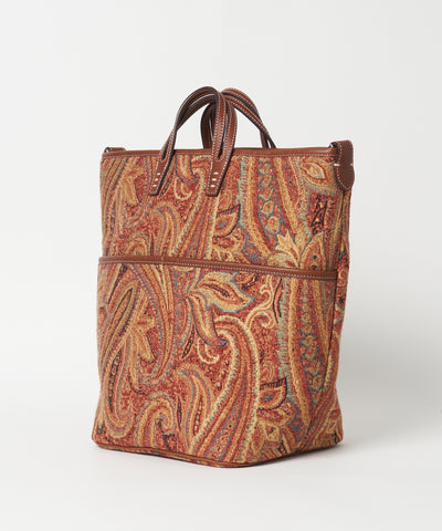 SHIP HOBO ORANGE PAISLEY