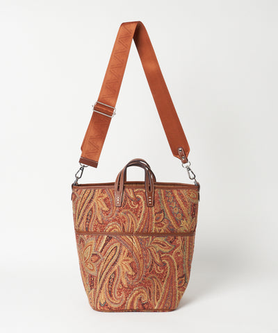 SHIP HOBO ORANGE PAISLEY