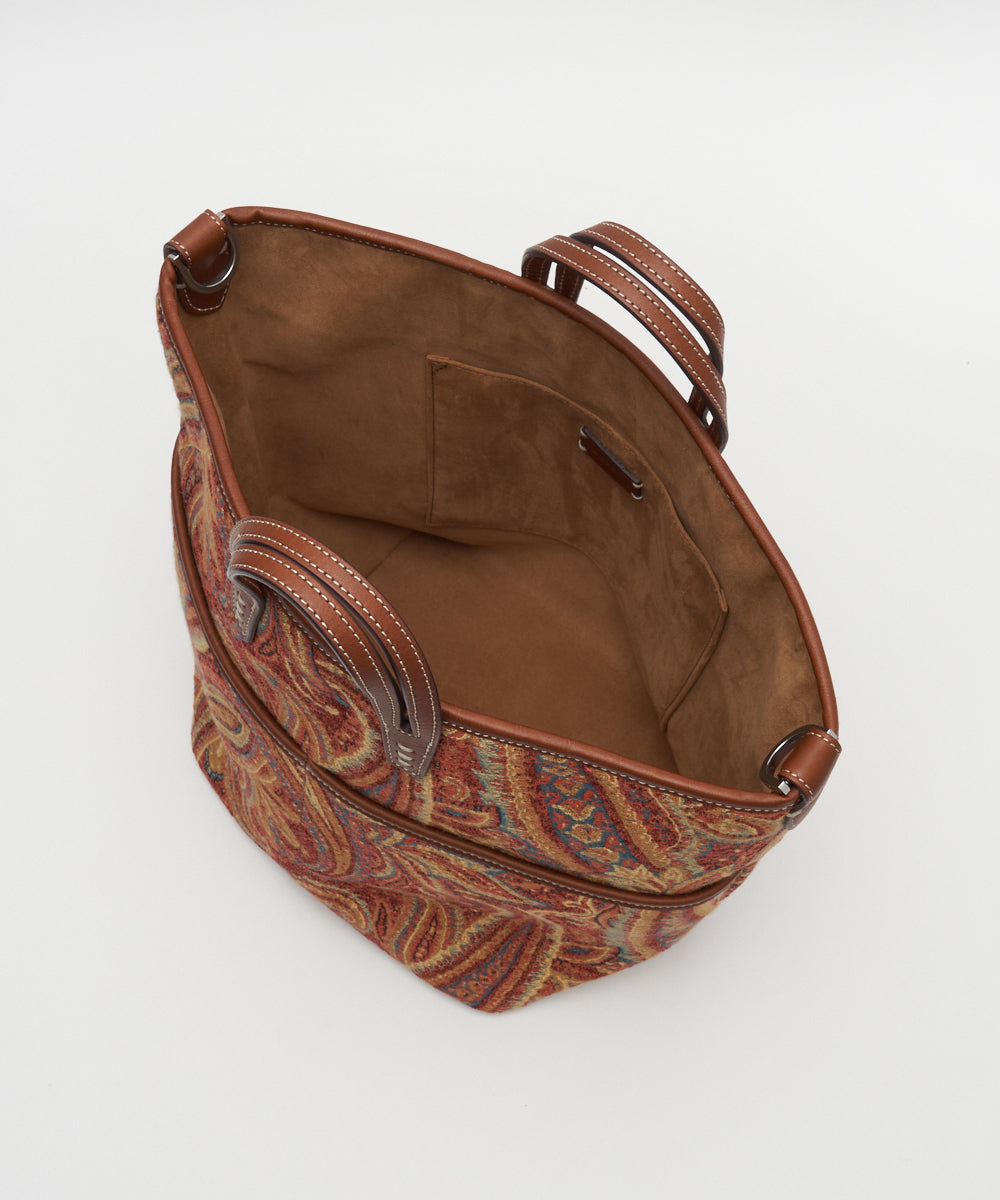 SHIP HOBO ORANGE PAISLEY