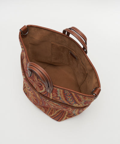 SHIP HOBO ORANGE PAISLEY