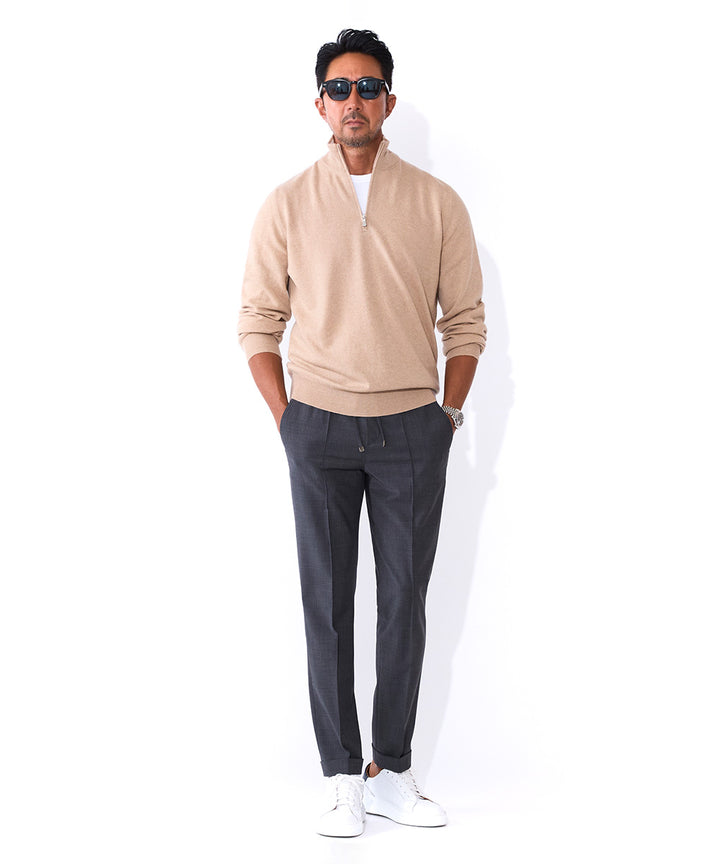 BERWICH H DUE 永久クリース ストレッチウール 干場別注 44 BERWICH | H DUE 【干場義雅氏別注モデル】永久クリースウール