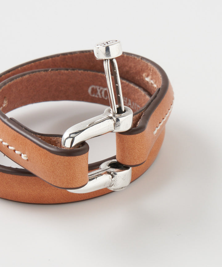 エルルナ様　リクエスト品　ブレスレット2点 CXC | Small Buckle x Leather 2連 ブレスレット - アマン