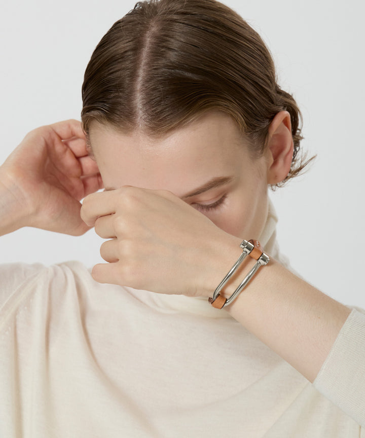 CXC | Buckle x Leather ブレスレット - アマンオンラインストア