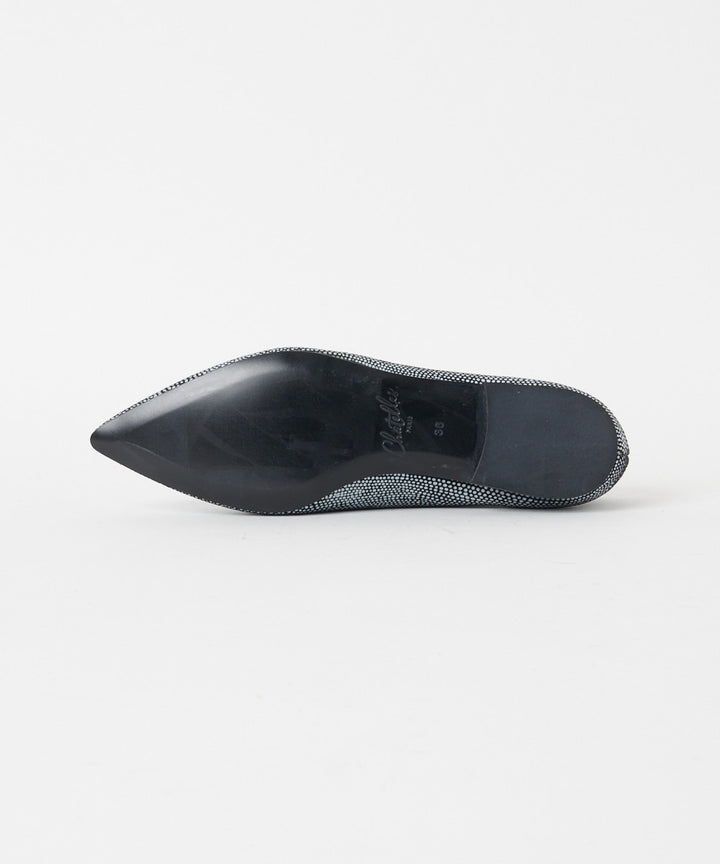 chatelles/フリンジドットパンプス/size39/ブラック×ホワイト Chatelles | Francois Pointy Dots Tassels - アマンオンラインストア