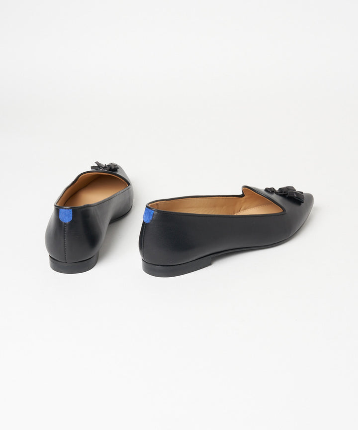 Chatelles | Francois Pointy Black Leather - アマンオンラインストア