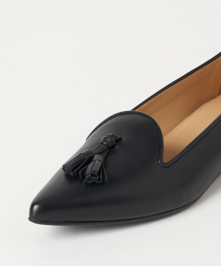 Chatelles | Francois Pointy Black Leather - アマンオンラインストア