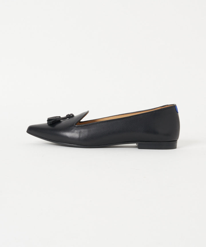 Chatelles（シャテル） Francoisの黒パンプス Chatelles | Francois Pointy Black Leather - アマンオンラインストア