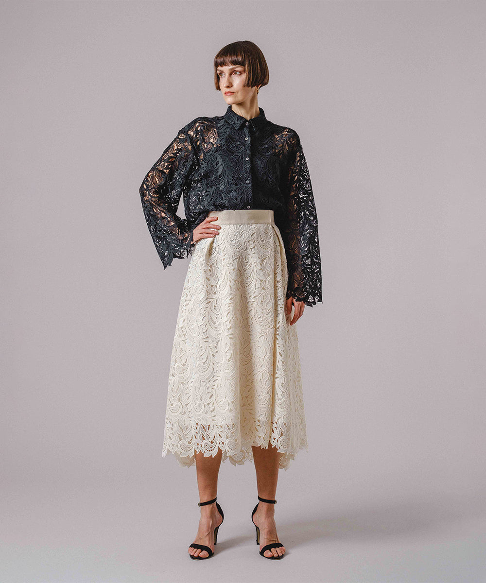 PAISLEY LACE BLOUSE ペイズリー レース ブラウス