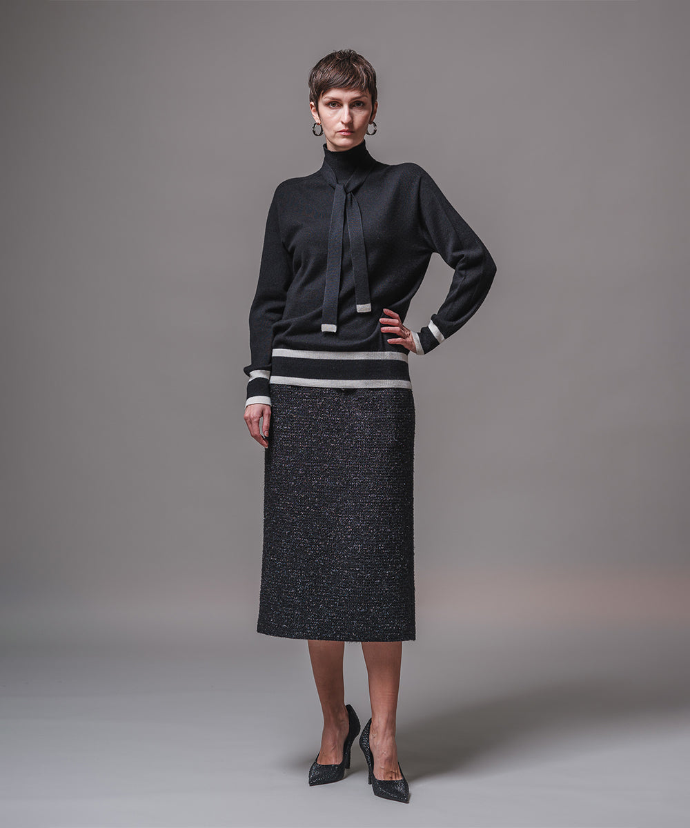 LINTON TWEED SKIRT ツイード スカート