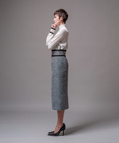 【PRE SALE対象】LINTON TWEED SKIRT ツイード スカート