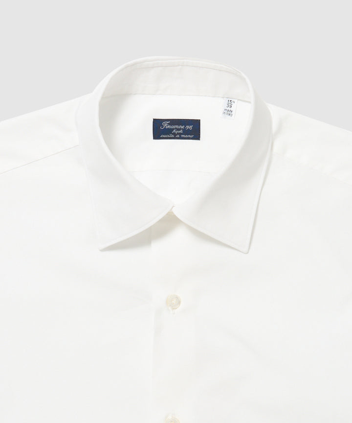 Finamore | VITTORIO クラシックコットンポプリンドレスシャツ C0147