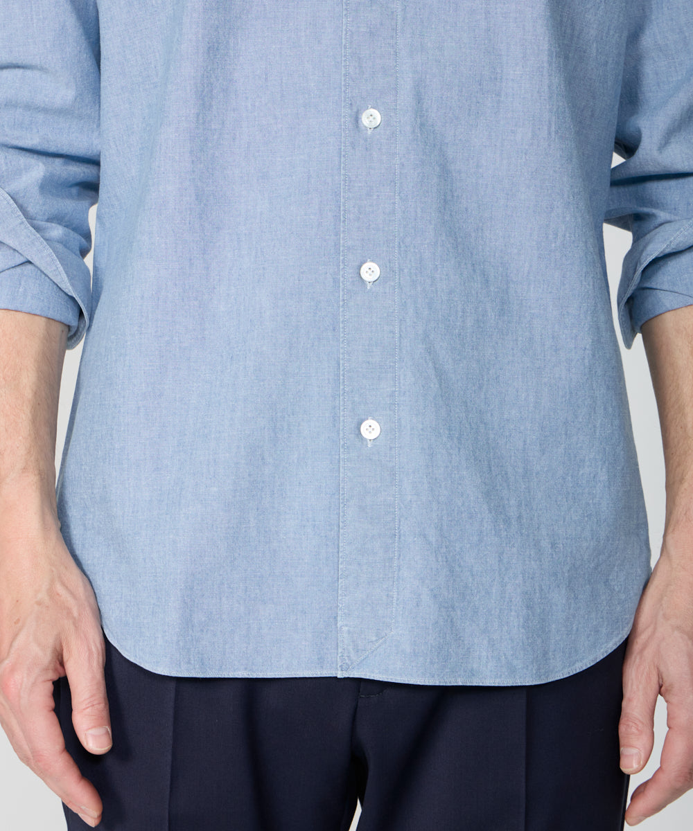FINAMORE | コットンシャンブレーシャツ/SIMONE(シモーネ FINAMORE | コットンシャンブレーシャツ/SIMONE(シモーネ
