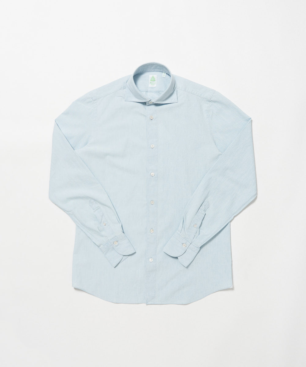 フィナモレ／コットンシャツ／ホワイト／L MEN】Finamore – AMAN ONLINE STORE