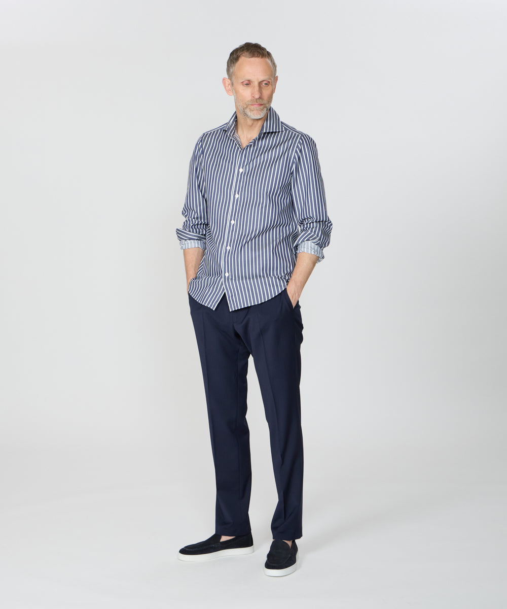 Finamore | コットンストライプシャツ/SIMONE(シモーネ)/C0624E