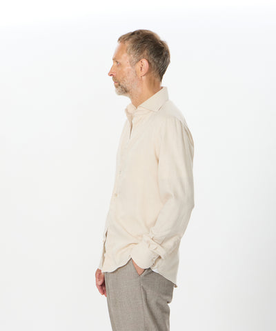 コットンカシミア ワンピースカラーシャツ/ PANTELLERIA(パンテレリア)/ A5094