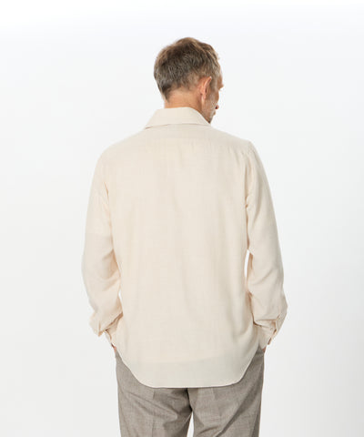 コットンカシミア ワンピースカラーシャツ/ PANTELLERIA(パンテレリア)/ A5094