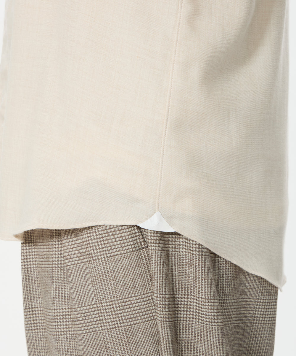 コットンカシミア ワンピースカラーシャツ/ PANTELLERIA(パンテレリア)/ A5094