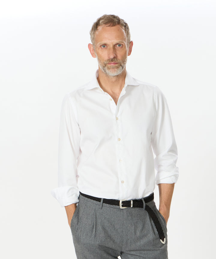 Finamore | コットンドビーストライプシャツ/SIMONE(シモーネ