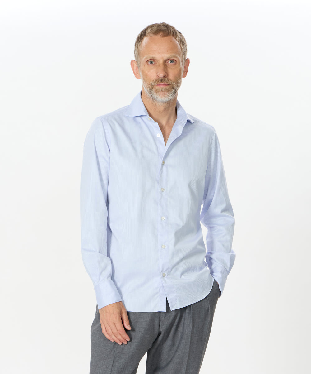 Finamore | コットンドビーストライプシャツ/SIMONE(シモーネ