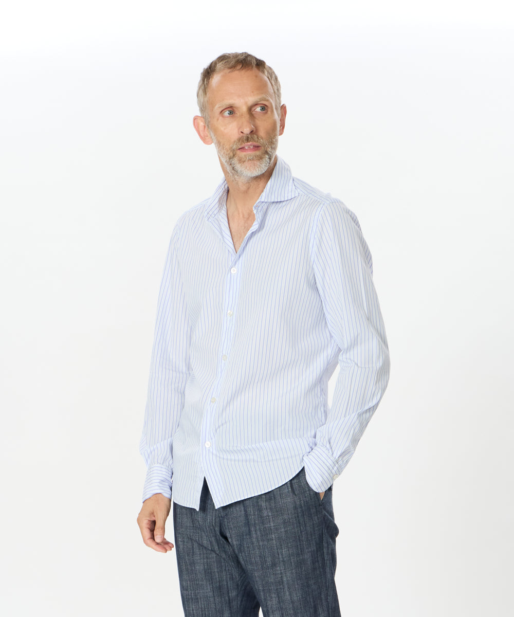 Finamore/ボタニカルフラワー/リネンシャツ/① Finamore/ボタニカルフラワー/リネンシャツ