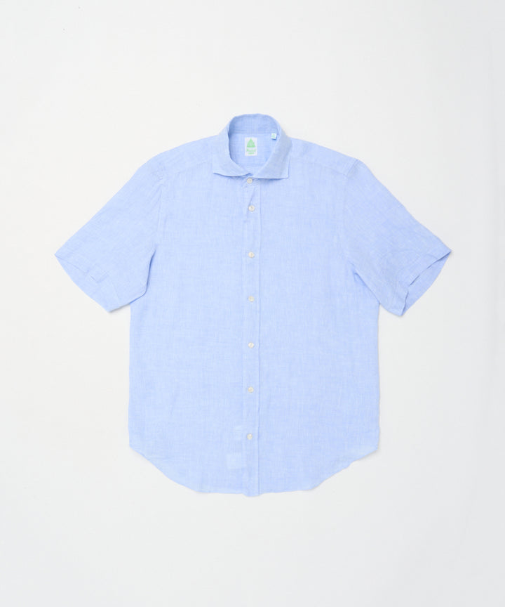 Finamore | PANTELLERIA リネン半袖シャツ C0649 - アマンオンライン