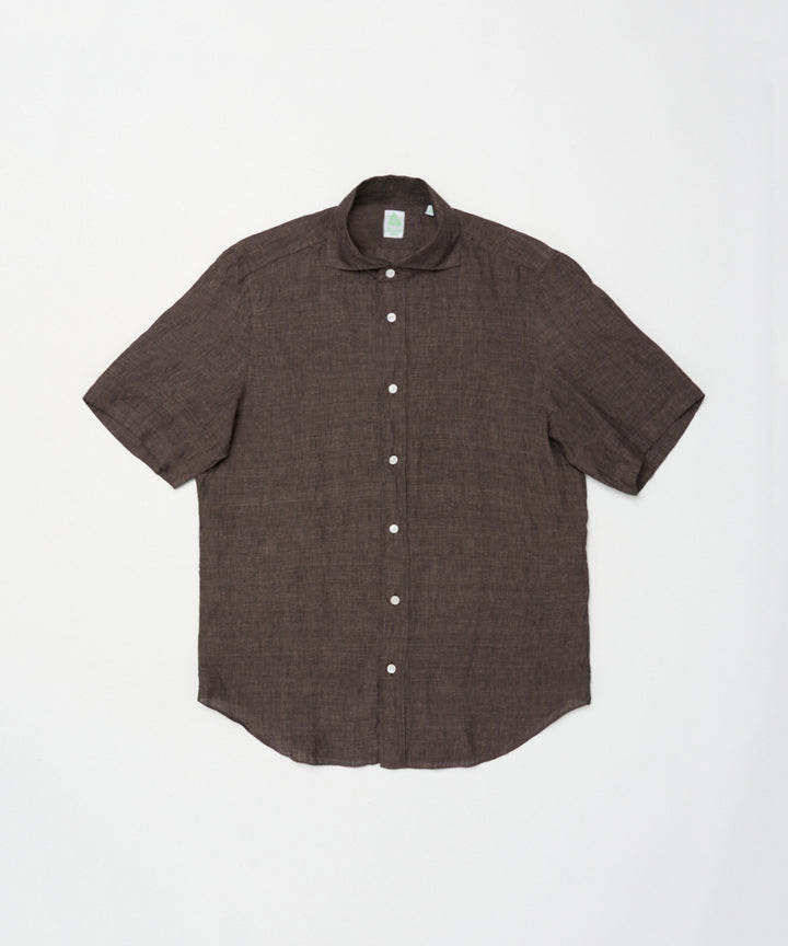 Finamore | PANTELLERIA リネン半袖シャツ C0650 - アマンオンライン