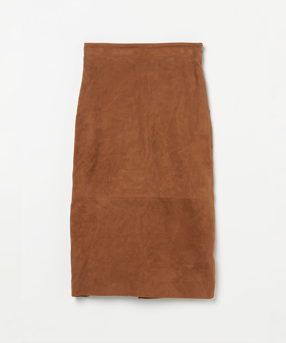 HERA スエードタイトスカート GOLD