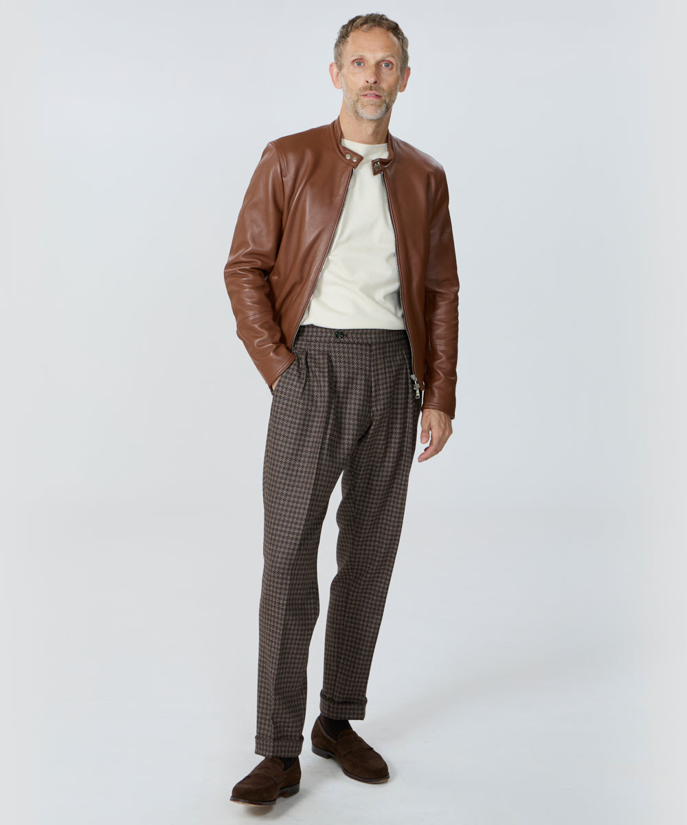 H UOMO NAPPA CERATA 0.9 アッカウオモ ナッパチェラータ シングルライダーズジャケット