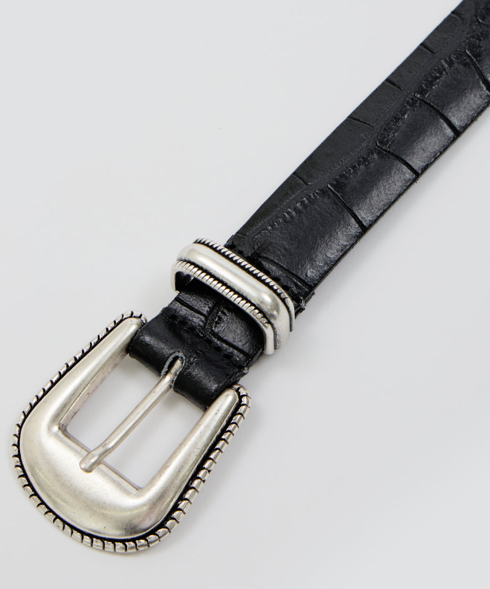 クロコスタンプウエスタンベルト/94925 – AMAN ONLINE STORE