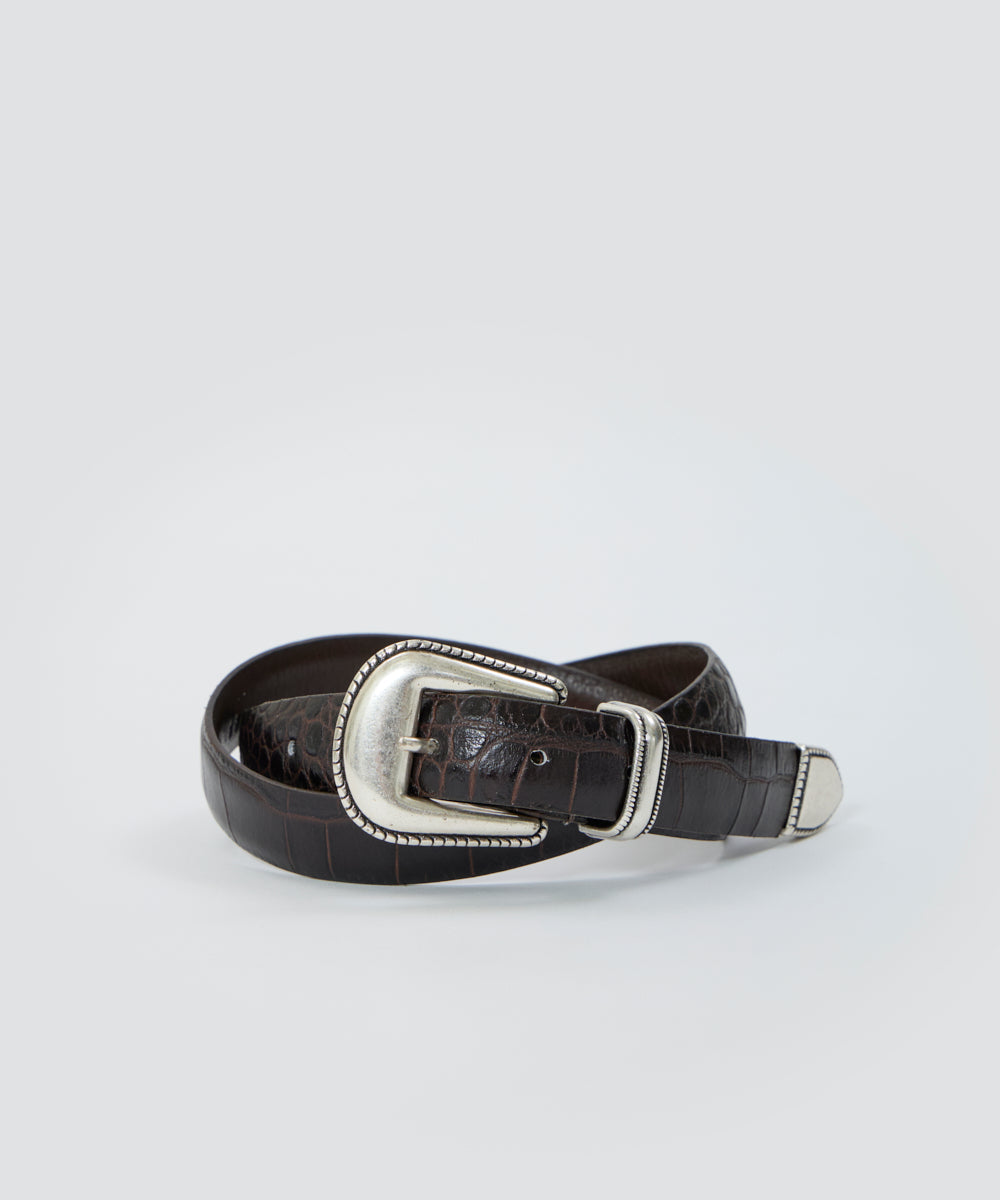 クロコスタンプウエスタンベルト/94925