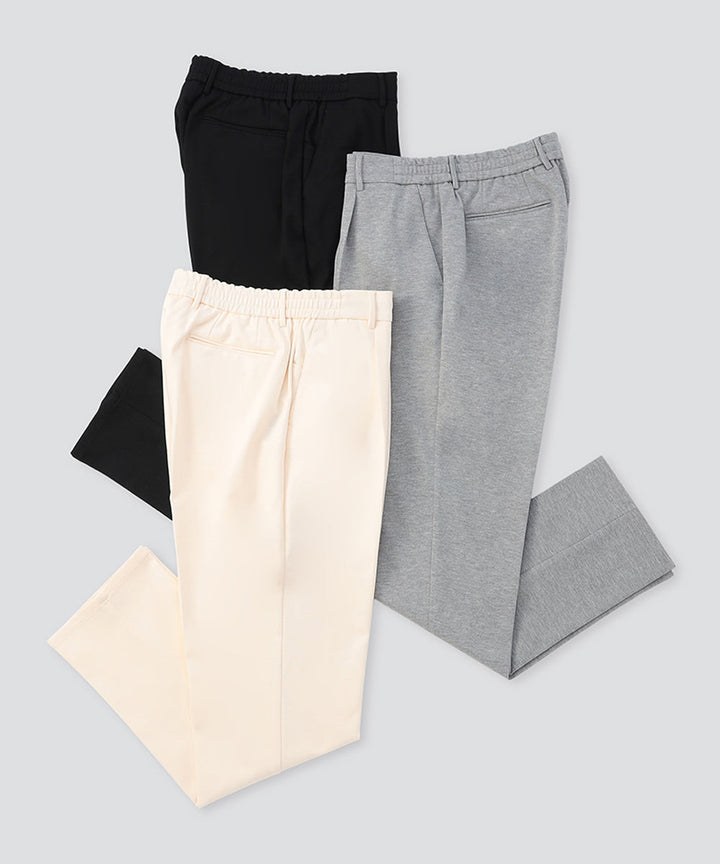 リラックスドローコードワンプリーツパンツ/SAKE1P GYM(サケ1Pジム