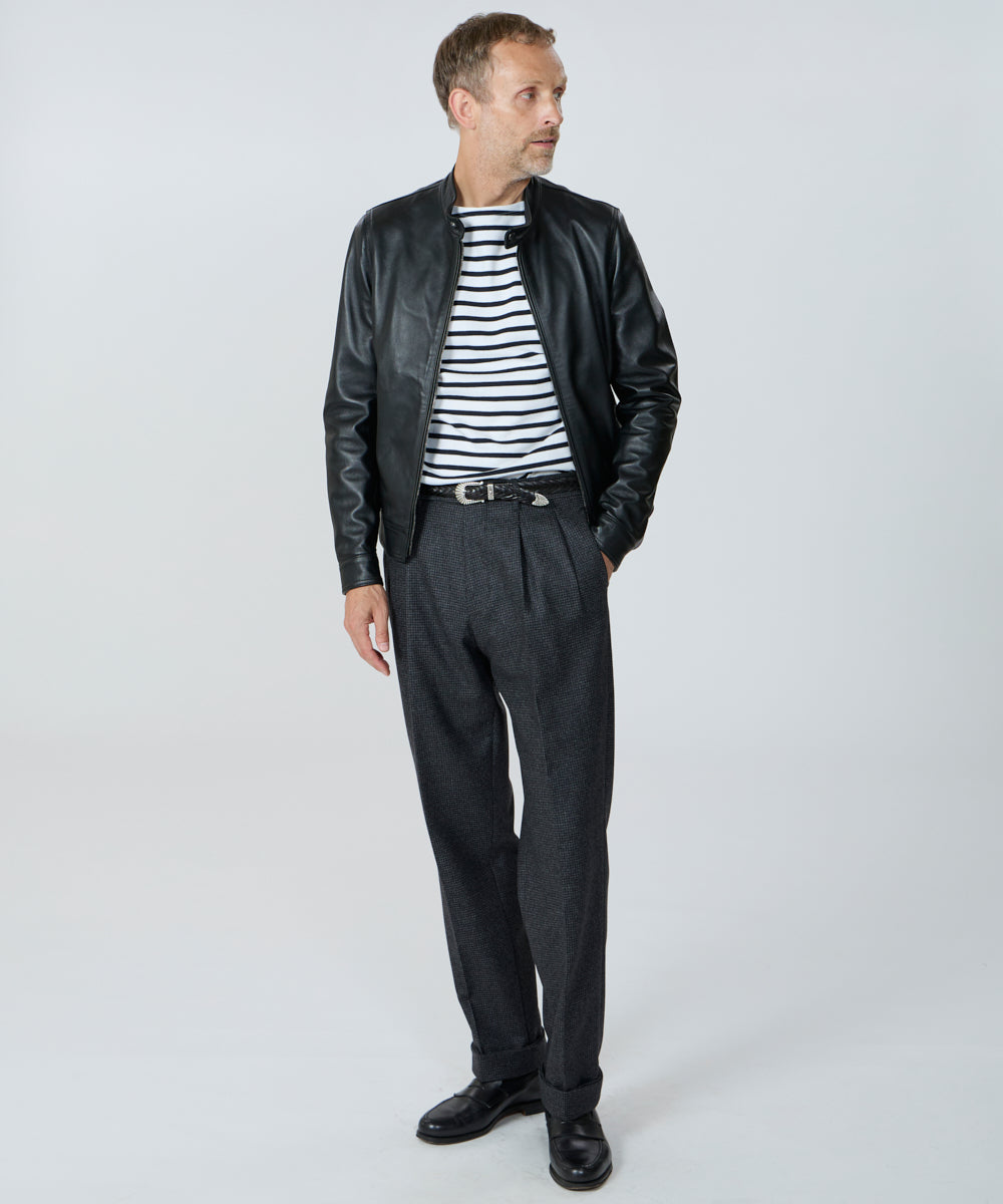 JURI NAPPA CERATA ユリナッパチェラータ シングルライダースジャケット