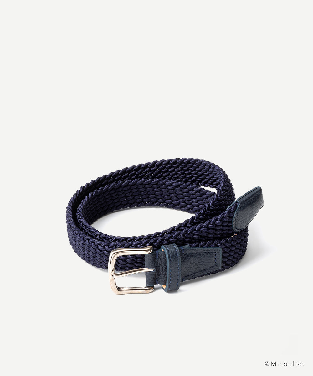 レーヨンエラスティックメッシュ ベルト (28mm) NAVY