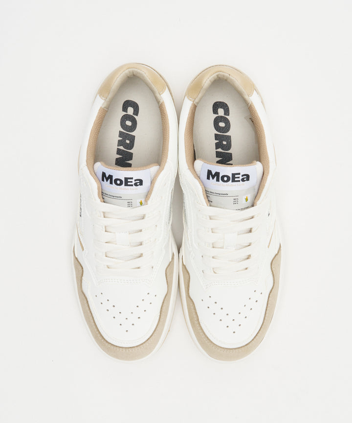 MoEa | CORN GN1 WHITE & BEIGE SUEDE - アマンオンラインストア