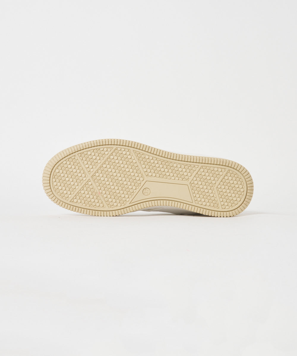 CORN GN1 スニーカー WHITE & BEIGE SUEDE