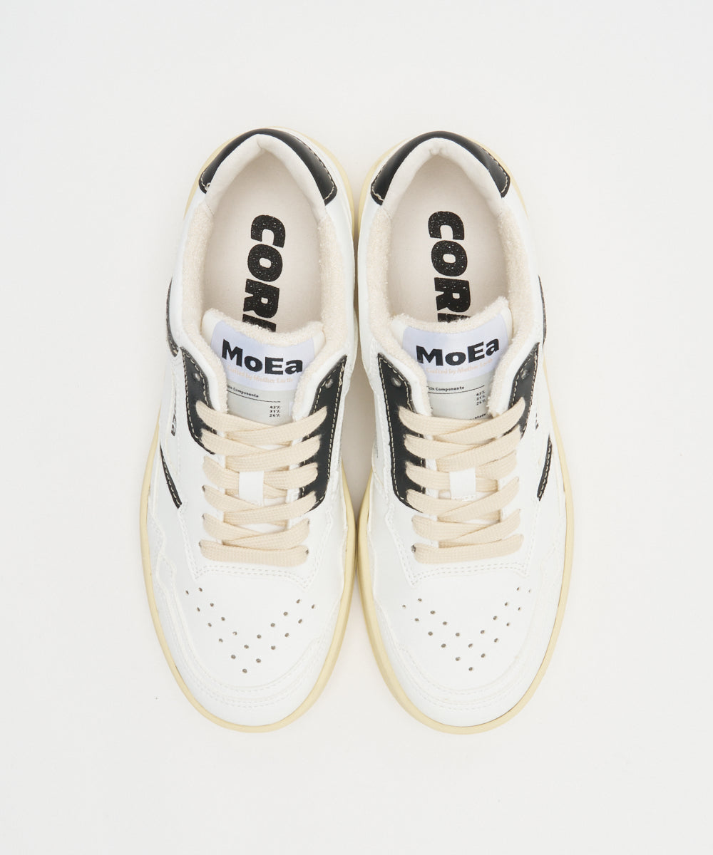 CORN GN1 スニーカー RETRO WHITE & BLACK