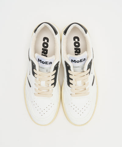 CORN GN1 スニーカー RETRO WHITE & BLACK