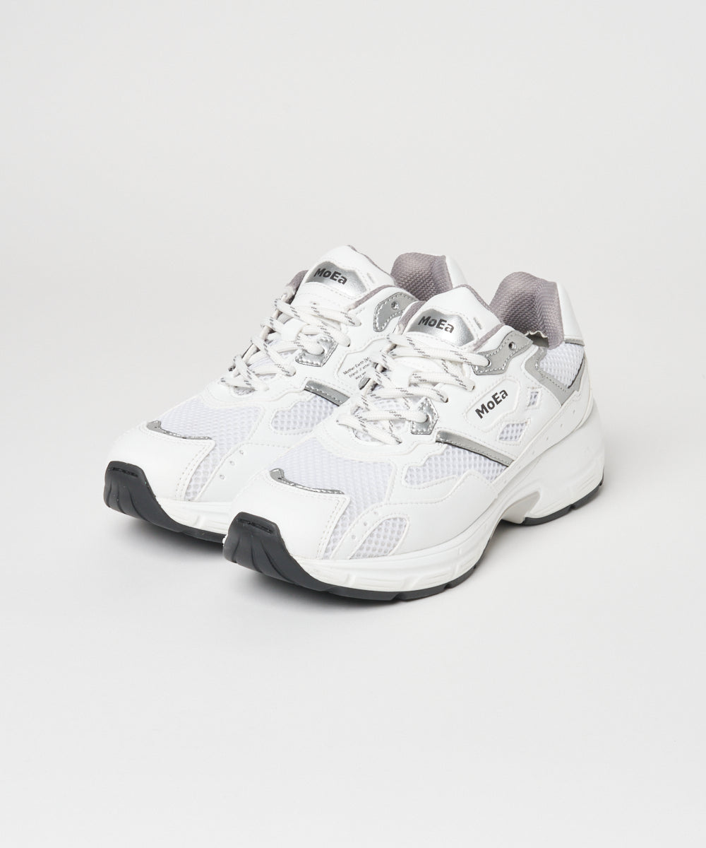 CORN GN8 スニーカー WHITE & SILVER