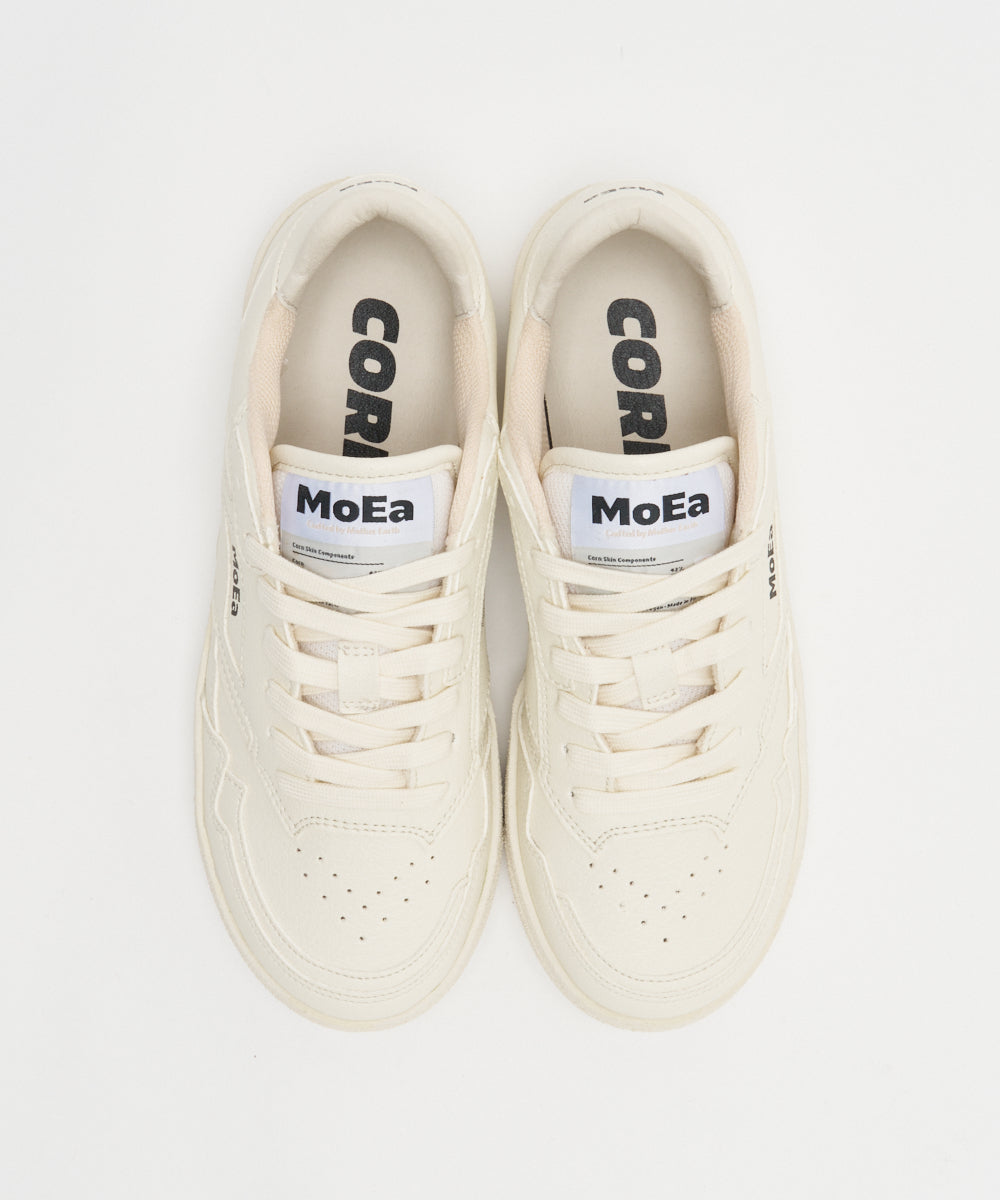 CORN GN9 スニーカー PURE WHITE GRAINED