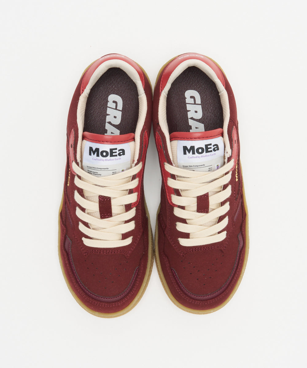 MoEa | GRAPES GN9 FULL BURGUNDY SUEDE - アマンオンラインストア