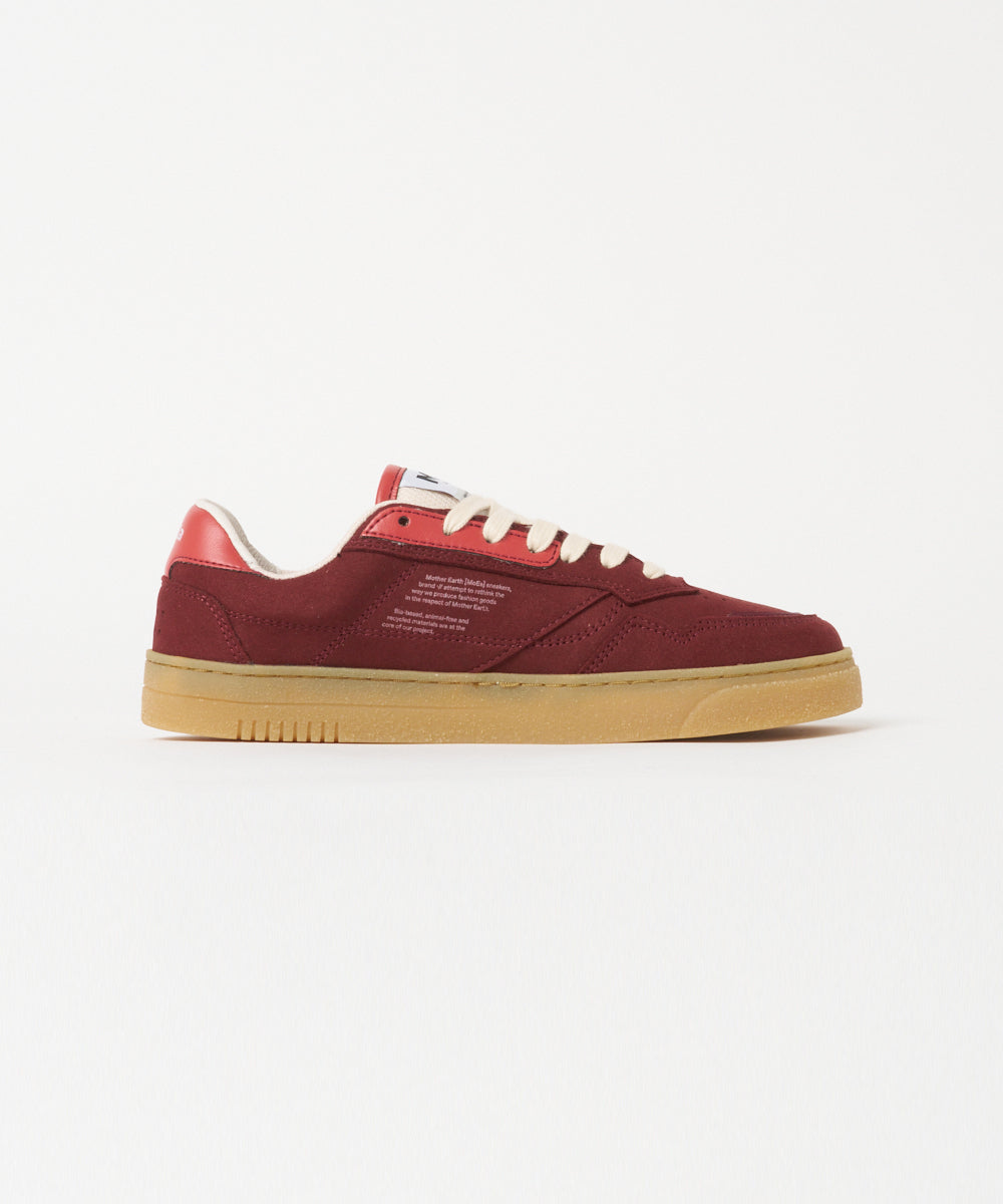 GRAPES GN9 スニーカー FULL BURGUNDY SUEDE