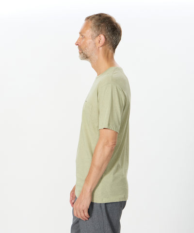 CREW NECK T-SHIRT w/ POCKET
