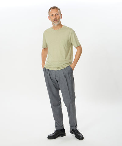 CREW NECK T-SHIRT w/ POCKET