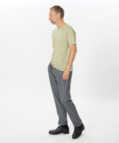 CREW NECK T-SHIRT w/ POCKET