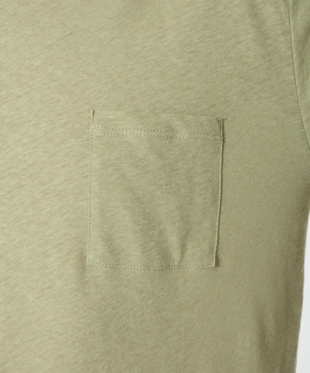 CREW NECK T-SHIRT w/ POCKET