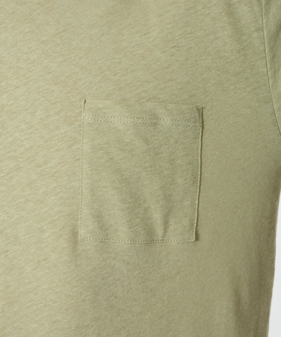 CREW NECK T-SHIRT w/ POCKET